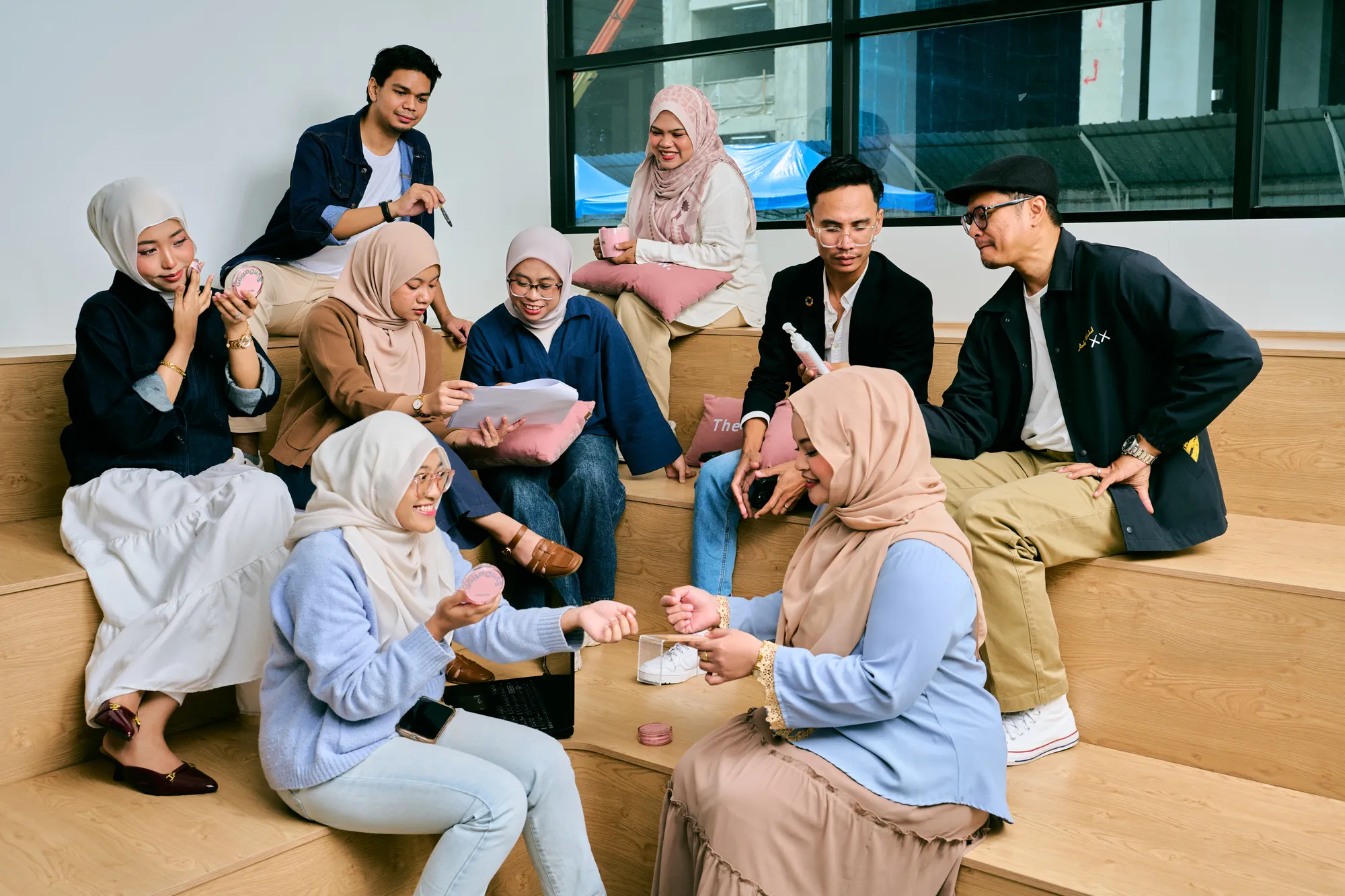The Raw team together at the Shah Alam headquarters